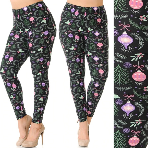 1X-5X Buttery Soft Pine Tree Christmas Ornament Pl - Picture 2 of 8